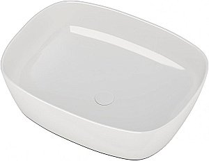 Раковина накладная Aquanet Fine-1 50 273681 белая купить в интернет-магазине Sanbest