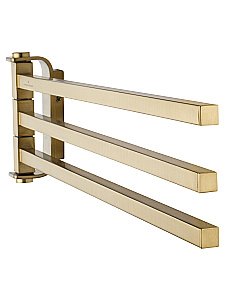 Полотенцедержатель поворотный WONZON & WOGHAND LOTTE, Брашированное золото (WW-8341-BG) купить в интернет-магазине сантехники Sanbest