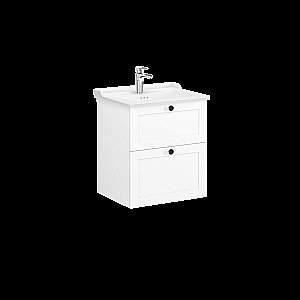 Тумба с раковиной VitrA Root Classic 68848 60 матовый белый для ванной в интернет-магазине Sanbest