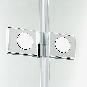 Душевой уголок NEW TRENDY NEW RENOMA 80x100 стекло прозрачное/профиль хром купить в интернет-магазине Sanbest