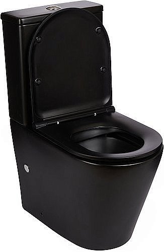 Унитаз напольный WeltWasser SALZBACH 001MT-BL черный матовый купить в интернет-магазине Sanbest