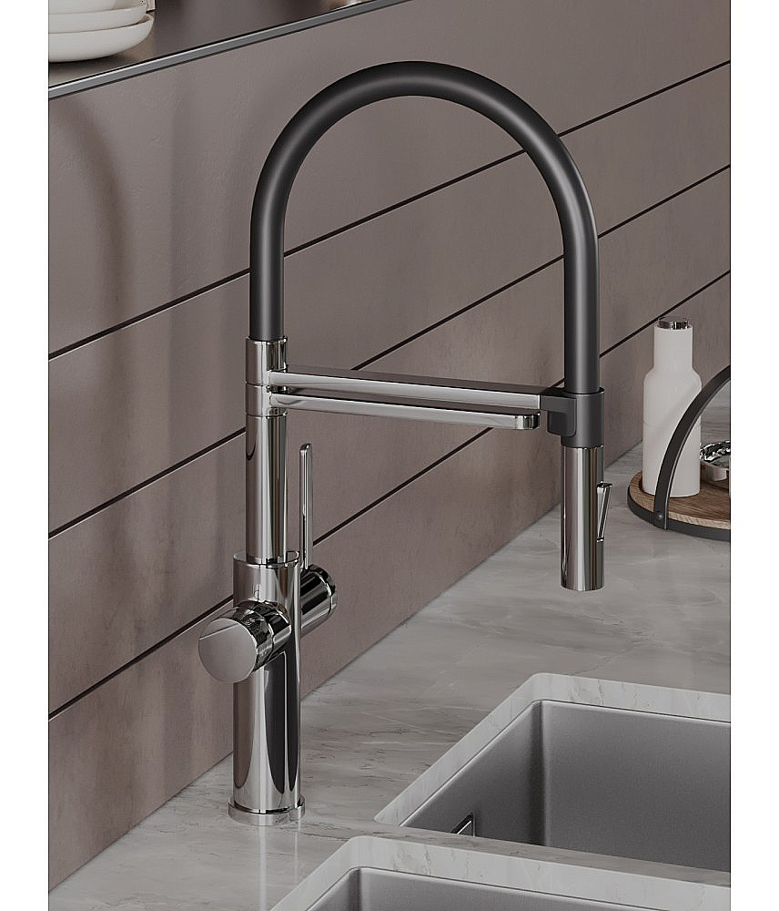 Смеситель для кухни Agger Elegant A3252500 хром глянцевый купить в интернет-магазине сантехники Sanbest