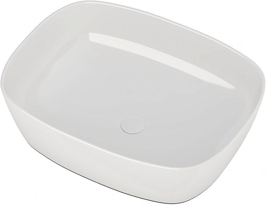 Раковина накладная Aquanet Fine-1 50 273681 белая купить в интернет-магазине Sanbest