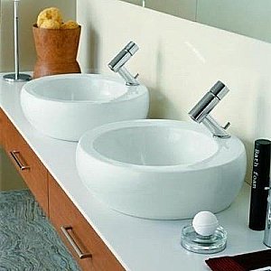 Раковина Laufen Alessi One 8.1897.1.400.104.1 белая купить в интернет-магазине Sanbest