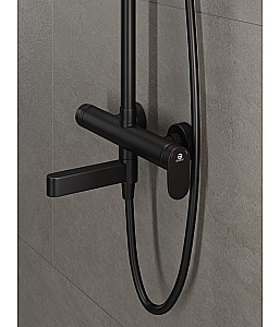 Душевая система Agger Sweet A2793344 черный матовый купить в интернет-магазине сантехники Sanbest