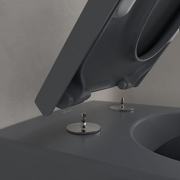 Унитаз подвесной Villeroy&Boch Subway 2.0 5614R0I4 графит купить в интернет-магазине Sanbest
