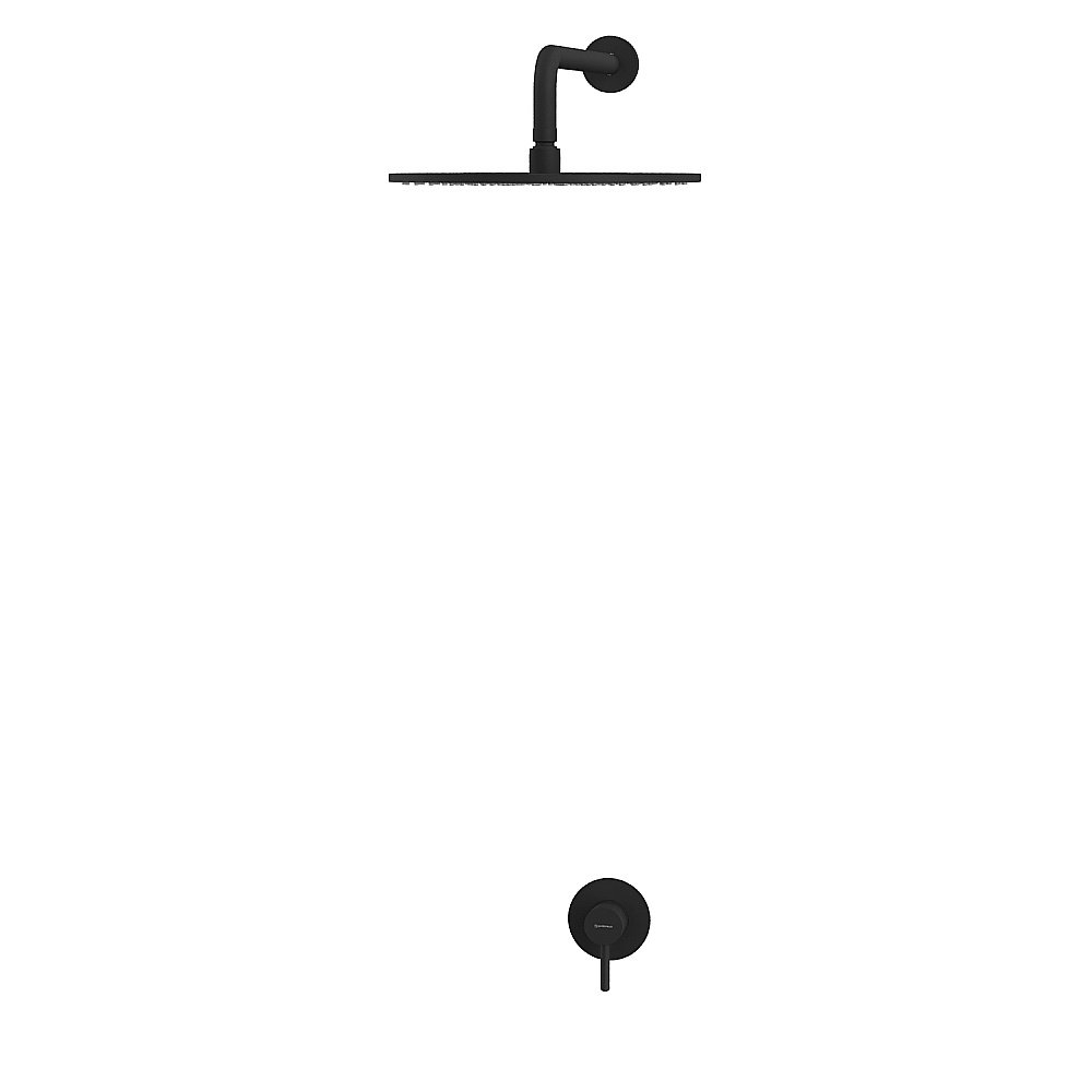 Душевая система WhiteCross Y YSET01BL черная матовая купить в интернет-магазине сантехники Sanbest