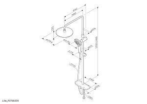 Душевая колонна AM.PM Like F0780200 купить в интернет-магазине сантехники Sanbest