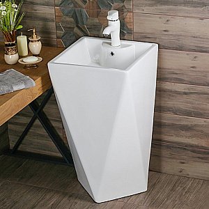 Раковина Melana B156 B156-805 белая купить в интернет-магазине Sanbest