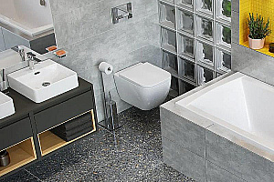 Ершик для унитаза Excellent Riko DOEX.1650GL золото купить в интернет-магазине сантехники Sanbest