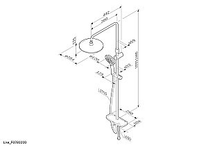Душевая система AM.PM Like F0780200 купить в интернет-магазине сантехники Sanbest