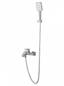 Смеситель для ванны с душем WONZON & WOGHAND FLEX WW-88037072-BN никель брашированный купить в интернет-магазине сантехники Sanbest