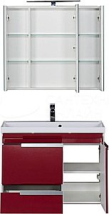 Тумба с раковиной Aquanet Тиволи 90 для ванной в интернет-магазине Sanbest