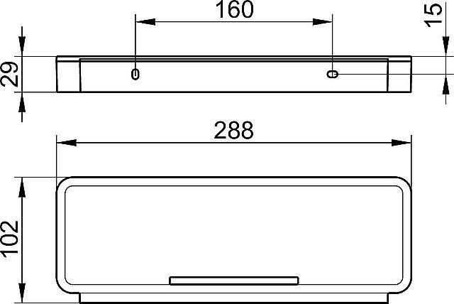 Полка KEUCO PLAN 14959010051 29 хром/белая купить в интернет-магазине сантехники Sanbest