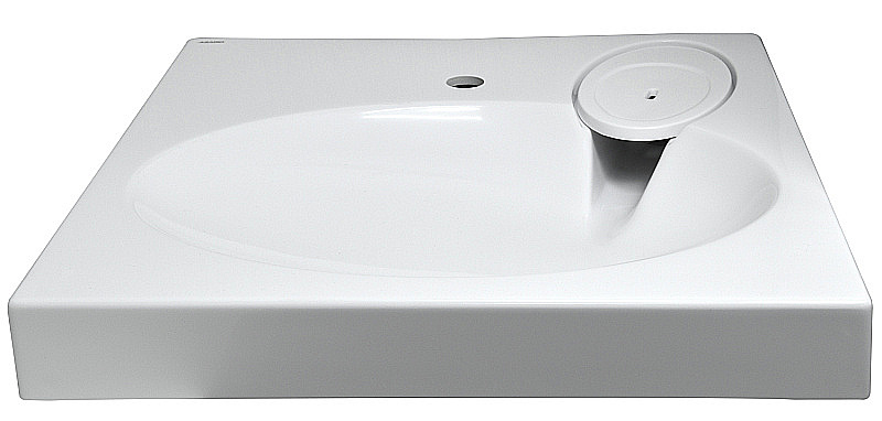 Раковина Azario Elegance 59 CS00078300 белая купить в интернет-магазине Sanbest