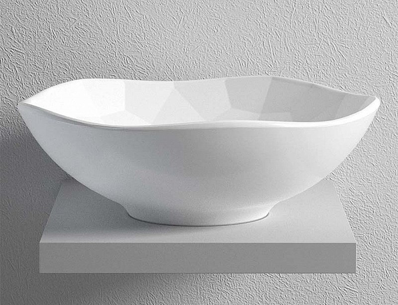 Раковина накладная Bien Pent 49 PNLG04901FD0W3000 белая купить в интернет-магазине Sanbest