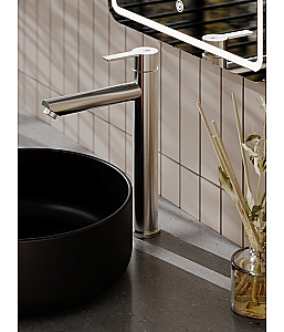 Cмеситель для раковины Agger Easy A3112122 сатин матовый купить в интернет-магазине сантехники Sanbest