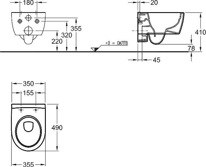 Унитаз подвесной Geberit iCon 204070000 белый, с крышкой микролифт, безободковый купить в интернет-магазине Sanbest