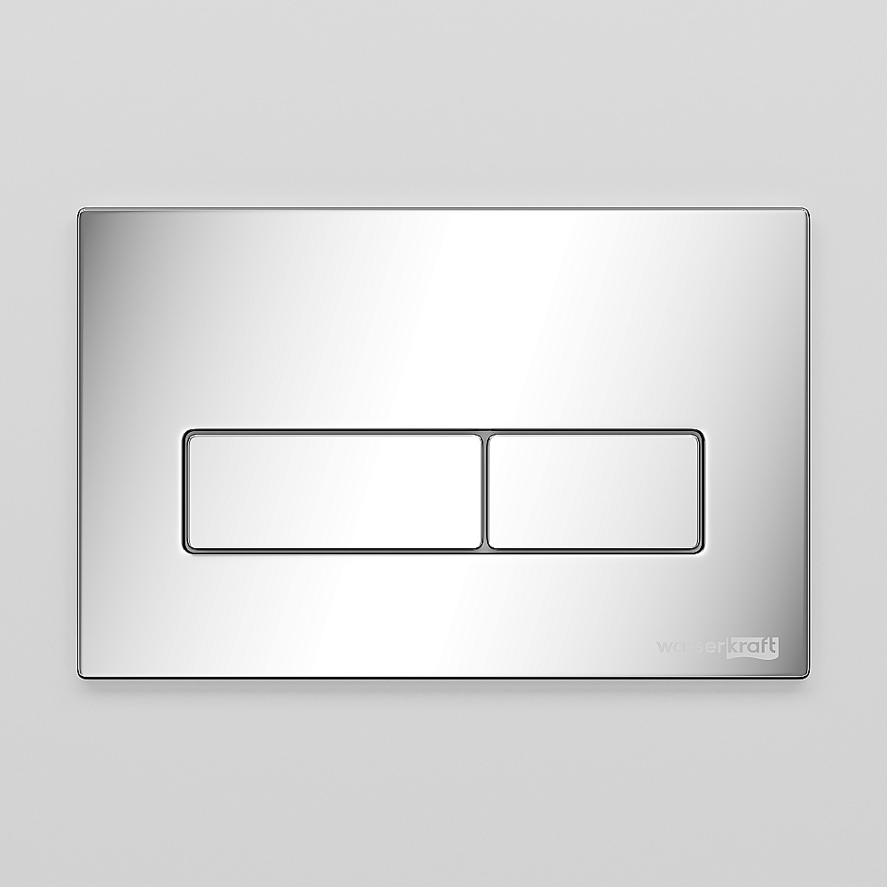 Кнопка для инсталяции WasserKraft CH03 хром купить в интернет-магазине сантехники Sanbest