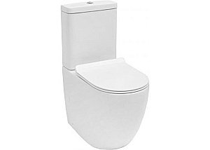 Унитаз-компакт Aquanet Rimless Cetus BL-102N-TPT с крышкой микролифт, с бачком, безободковый купить в интернет-магазине Sanbest