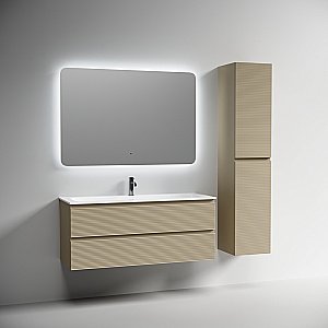 Тумба с раковиной Sancos FOLK FL120CP/CN7017 120 капучино для ванной в интернет-магазине Sanbest