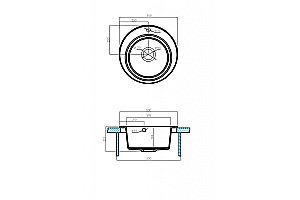 Кухонная мойка Акватон Шелли 50 1A734732SS210 графит купить в интернет-магазине сантехники Sanbest