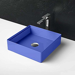 Раковина накладная Artceram Scalino 38 SCL001 16 00 Blu Zaffiro купить в интернет-магазине Sanbest