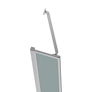 Душевой уголок BelBagno LUCE-A-2-90-C-ORO+LUCE-20-FIX-C-ORO 110 стекло прозрачное/профиль золото купить в интернет-магазине Sanbest