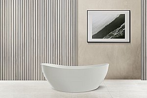 Ванна Abber Stein 163x85 AS9615-1.6 белая матовая купить в интернет-магазине Sanbest