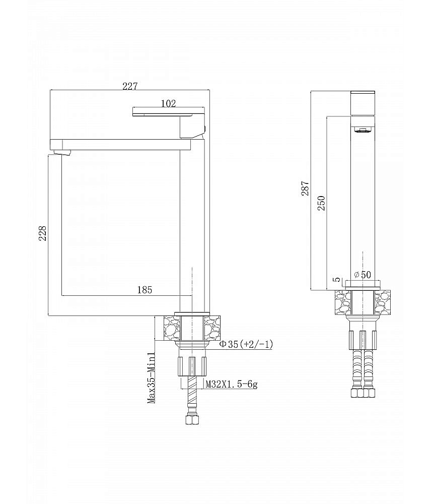 Cмеситель для раковины Agger Sweet A2712100 хром глянцевый купить в интернет-магазине сантехники Sanbest