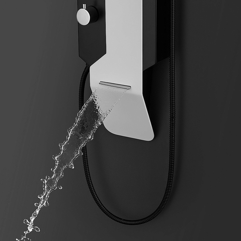 Душевая панель Black&White Gravity GR028 черная/белый купить в интернет-магазине сантехники Sanbest