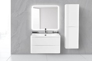 Тумба с раковиной BelBagno ACQUA 2C SO 120 Bianco Lucido для ванной в интернет-магазине Sanbest