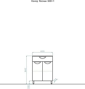 Тумба с раковиной Style Line Жасмин 82 для ванной в интернет-магазине Sanbest