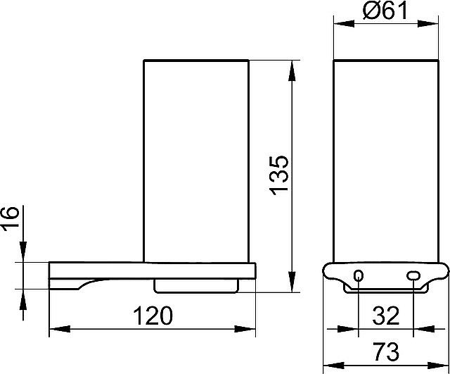Стакан KEUCO EDITION 400 11550039000 бронза купить в интернет-магазине сантехники Sanbest