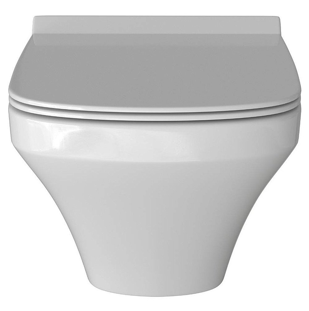 Унитаз подвесной Grossman GR-4440S безободковый, с крышкой микролифт, белый  купить в интернет-магазине Sanbest