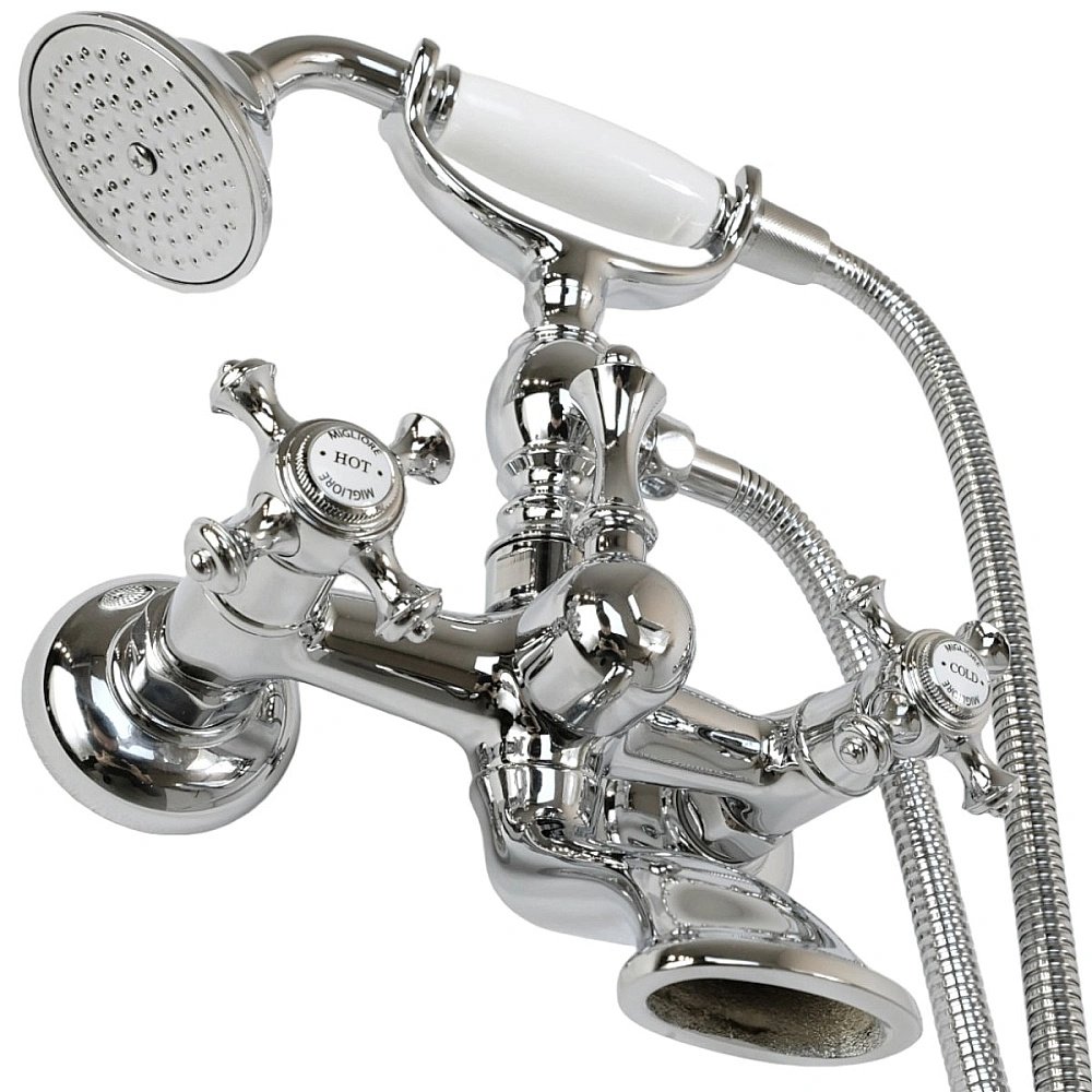 Смеситель для ванны Migliore PRESTIGE 32448 хром купить в интернет-магазине сантехники Sanbest