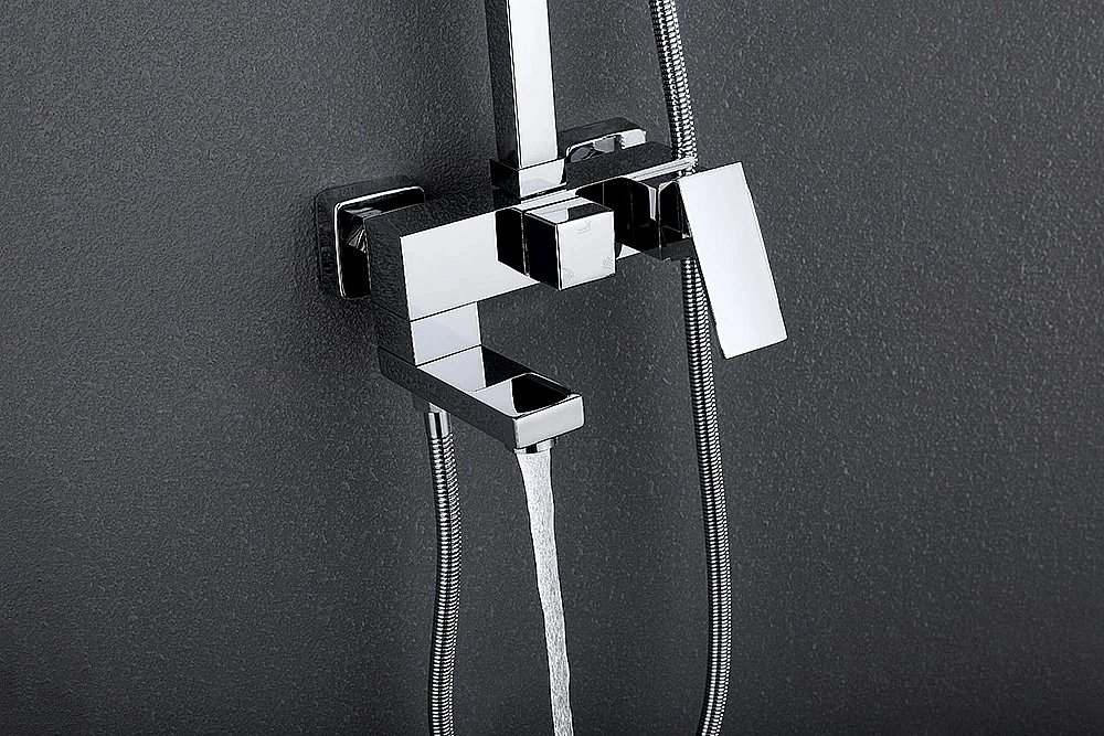 Душевая система ABBER Daheim AF8216L хром купить в интернет-магазине сантехники Sanbest