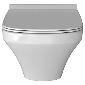 Унитаз подвесной Grossman GR-4440S безободковый, с крышкой микролифт, белый  купить в интернет-магазине Sanbest