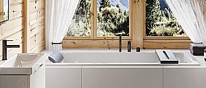 Смеситель для ванны EXCELLENT Pi AREX.1234BL черный матовый купить в интернет-магазине сантехники Sanbest