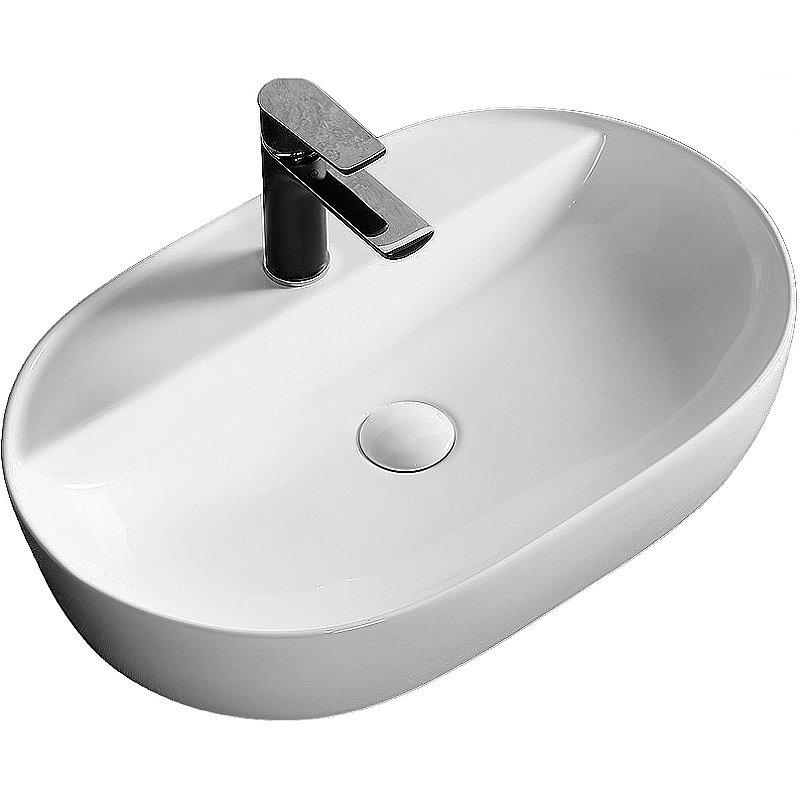 Раковина накладная CeruttiSpa 60 CR0074 белая купить в интернет-магазине Sanbest