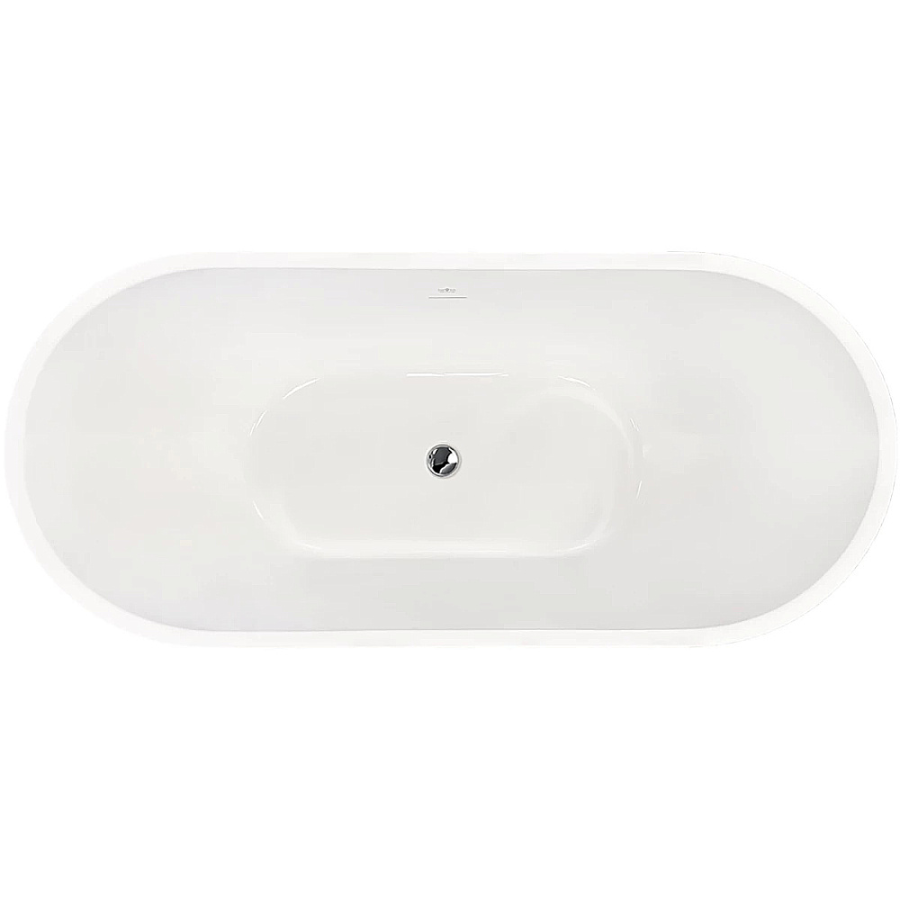 Акриловая ванна Royal Bath Wave RB610102 180х80 Белая/Фурнитура Хром купить в интернет-магазине Sanbest