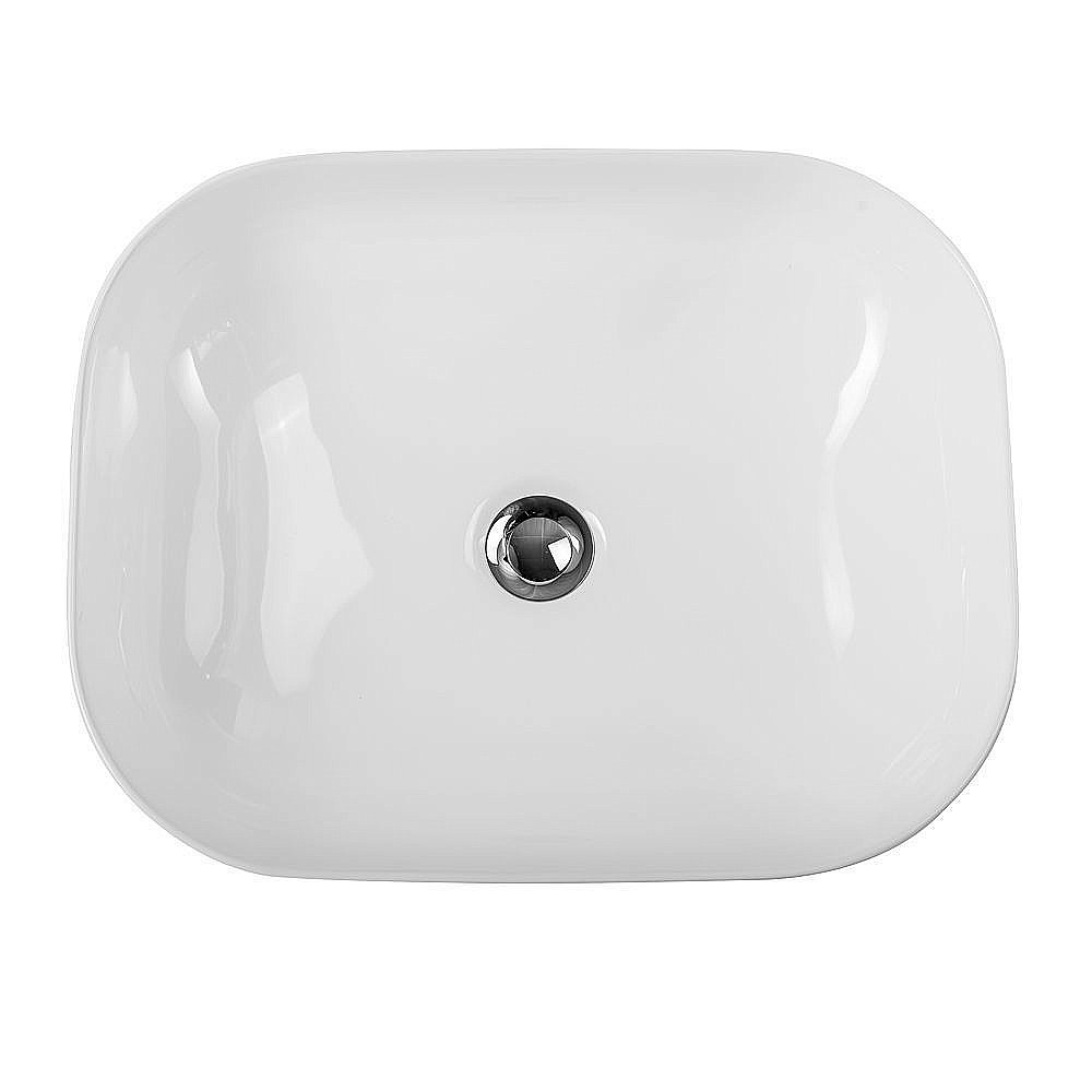 Раковина накладная Art&Max 50 AM110-T белая купить в интернет-магазине Sanbest