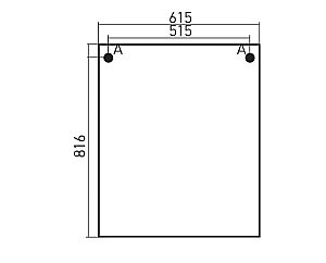 Зеркало MIXLINE ДИАМАНТ 531920 62 в ванную от интернет-магазине сантехники Sanbest