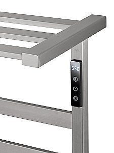 Полотенцесушитель электрический WONZON & WOGHAND FRANKFURT, Брашированный никель (WW-A1026-BR) купить в интернет-магазине сантехники Sanbest