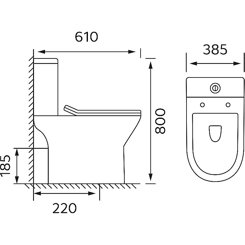 Инсталляция для унитаза Azario AZ-8010-1000 купить в интернет-магазине сантехники Sanbest