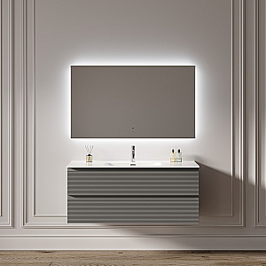 Зеркало с подсветкой Sancos Square 2.0 SQ2.1200 120х70 в ванную от интернет-магазине сантехники Sanbest