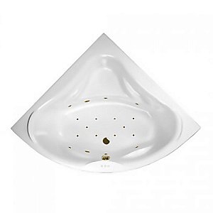 Ванна акриловая EXCELLENT Konsul RELAX WAEX.KON15.RELAX.BR 150x150 белая с гидромассажем купить в интернет-магазине Sanbest