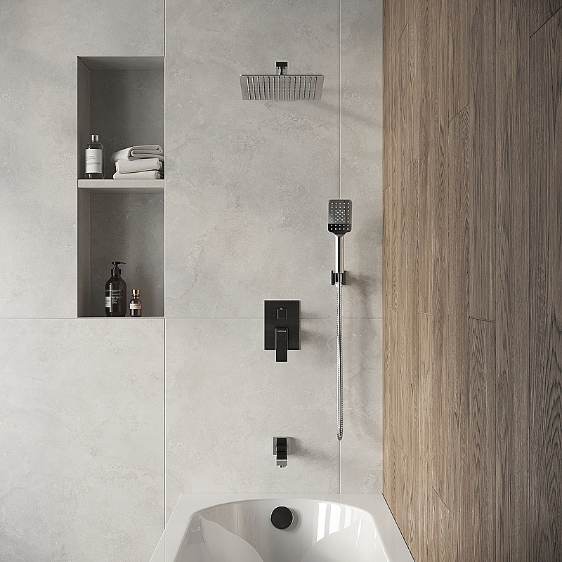 Душевая система Grossman Style 501.K35.05.100 хром купить в интернет-магазине сантехники Sanbest