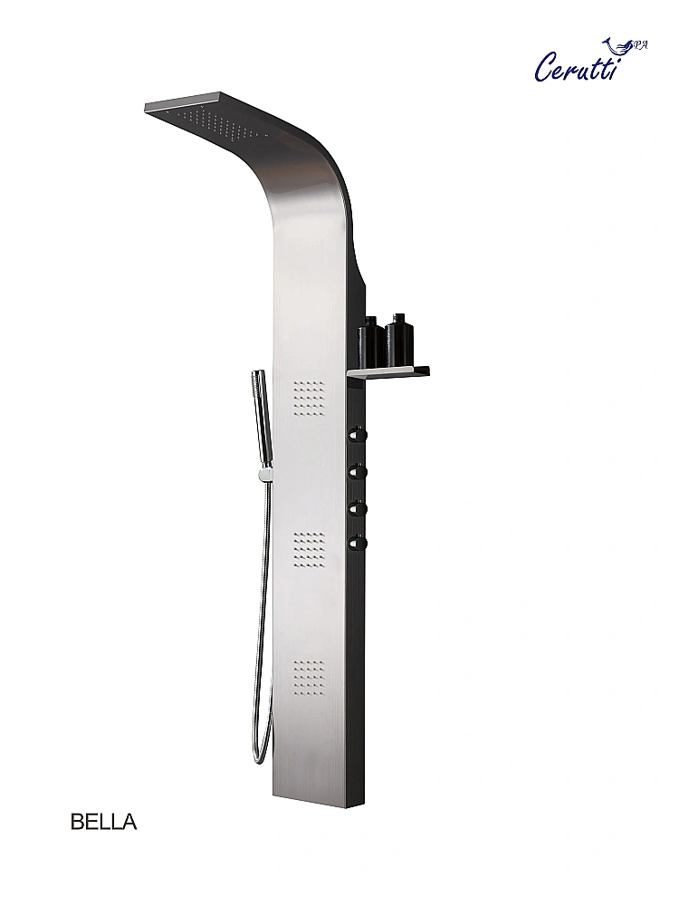 Душевая панель CeruttiSpa BELLA CT11128  хром купить в интернет-магазине сантехники Sanbest