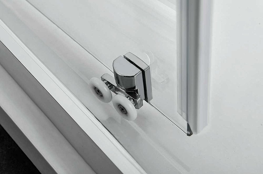 Душевая дверь Vincea Alpha VDS-3AL130CLGM 130 стекло прозрачное/профиль вороненая сталь купить в интернет-магазине Sanbest